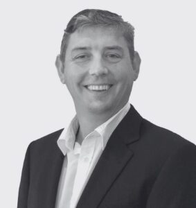 Black and White Headshot of Mark Hardy.